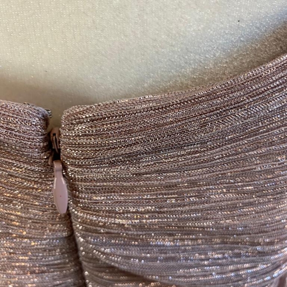 INTERMIX PINK TINA LUREX CUTO DRESS - Picture 16 of 17